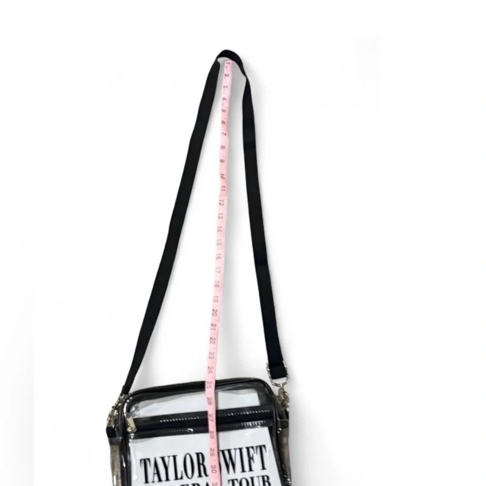 Taylor Swift Eras Tour Clear Stadium Approved Crossbody Bag Purse Zip Top - Picture 5 of 9